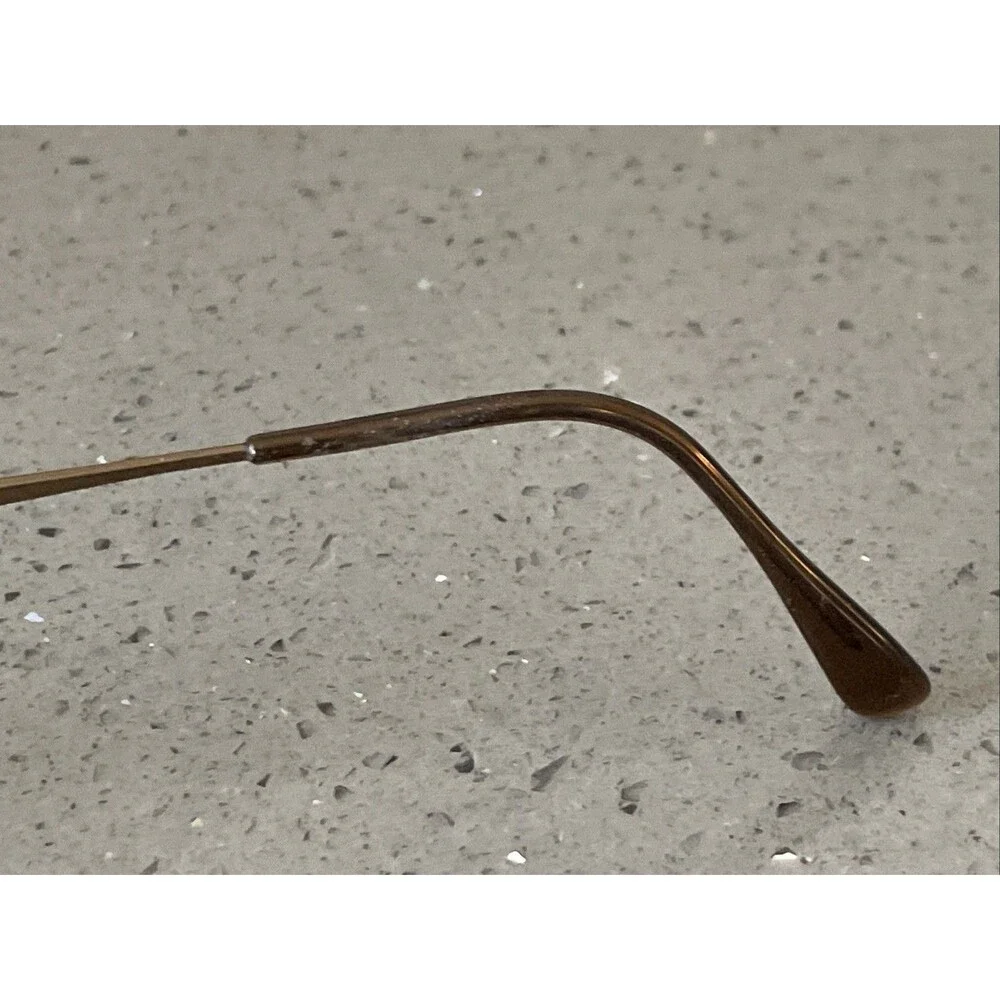 Safilo Elasta 7121 Eyeglasses FRAMES ONLY 53-19-145 Italy Full Rim Brown bronze